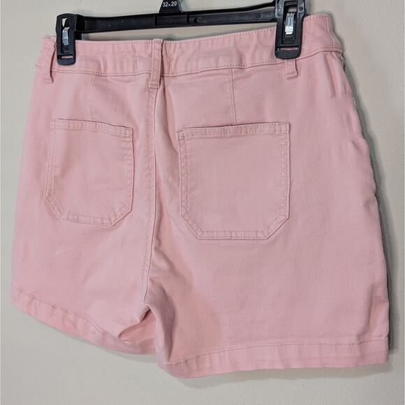 Westbound Light Pink The Park Avenue Fit Pull On Preppy Chino Shorts Size 6 - Picture 5 of 8